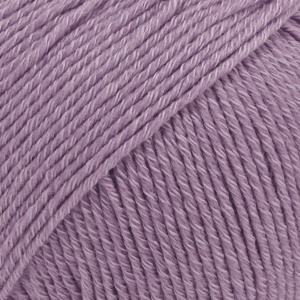 DROPS Cotton Merino Uni Colour garn - 50g - Lavendel (23)