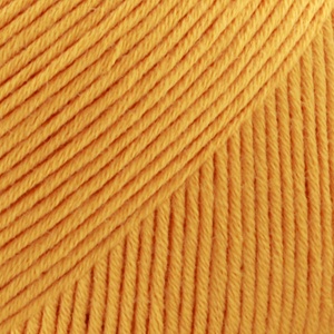 DROPS Safran Uni Colour garn - 50g - Klar gul (11)
