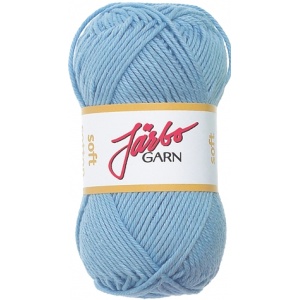 Soft Cotton garn 50g Ljusblå