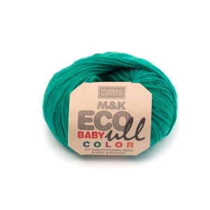 M&K Eco Baby Ull Color garn - 25g - Grön (192)