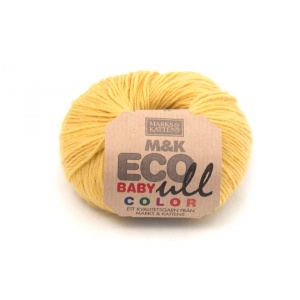 M&K Eco Baby Ull Color garn - 25g - Gul (190)