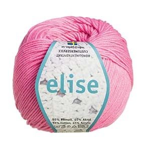 Elise garn 50g Pastell rosa (10)