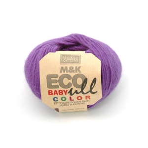 M&K Eco Baby Ull Color garn - 25g - Lila (181)