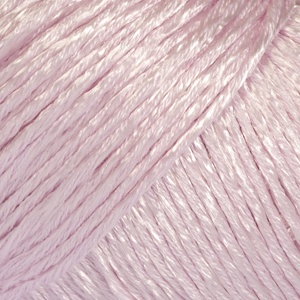 DROPS Cotton Viscose Uni Colour garn - 50g - Ljus rosa (28)