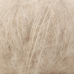 DROPS Brushed Alpaca Silk garn - 25g - Ljusbeige (04)