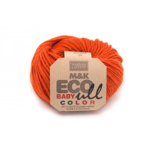 M&K Eco Baby Ull Color garn - 25g - Rost (191)