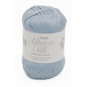 Alpaca Silk garn - 50g - Ljusblå (712)