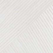 DROPS Muskat Uni Colour garn - 50g - Vit (18)