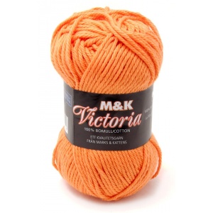 M&K Victoria garn - 50g - Orange (754)