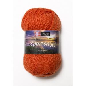 Viking garn Sportsragg 50g Orange (551) SR