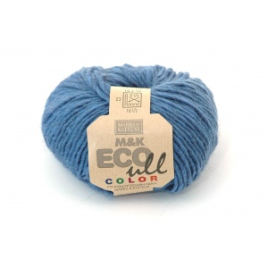 M&K Eco Ull Color garn - 50g - Blå (305)
