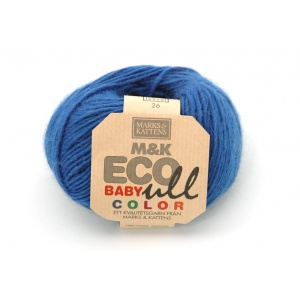 M&K Eco Baby Ull Color garn - 25g - Klarblå (188)