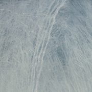 DROPS Kid-silk Uni Colour garn - 25g - Ljus gråblå (07)