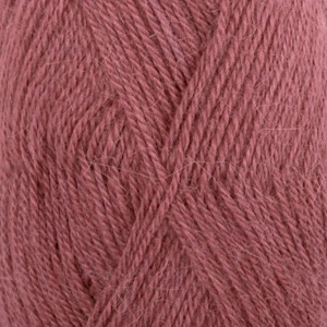 DROPS Alpaca Uni Colour garn - 50g - Gammal rosa (3800)