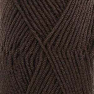 DROPS Merino Extra Fine Uni Colour garn - 50g - Mörk brun (09)