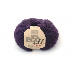 M&K Eco Ull Color garn - 50g - Lila (308)