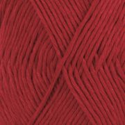 DROPS Cotton Light Uni Colour garn - 50g - Mörk röd (17)