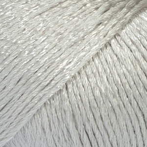 DROPS Cotton Viscose Uni Colour garn - 50g - Pärlgrå (18)