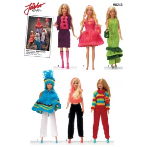 Virkmönster - Barbiekläder i mini eller baby pascal