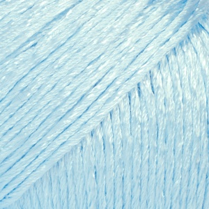 DROPS Cotton Viscose Uni Colour garn - 50g - Isblå (16)