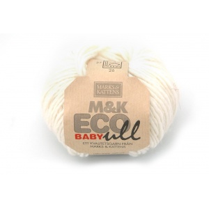 M&K Eco Baby Ull garn - 25g - Oblekt (173)