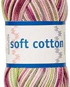 Soft Cotton garn 50g Lila/rosa/beige