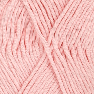 DROPS Cotton Light Uni Colour garn - 50g - Ljus rosa (05)