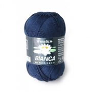 Bianca garn - 50g - Mörkblå (64)