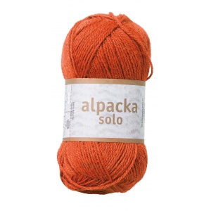 Alpacka Solo garn 50g - Rost