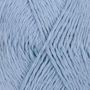DROPS Belle Uni Colour garn - 50g - Jeansblå (15)