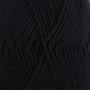 DROPS Merino Extra Fine Uni Colour garn - 50g - Svart (02)