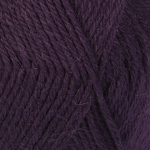DROPS Lima Uni Colour garn - 50g - Mörk lila (4377)
