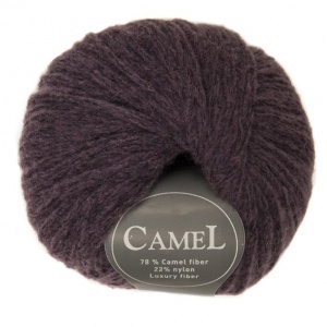 Viking garn Camel 50g - Exklusiv Fiber Lila (268)