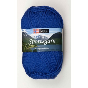 Viking garn Sportsgarn 50g Blå (125) SG