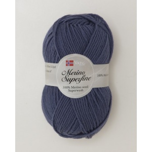Viking garn Merino Superfine 50g Jeansblå (627)