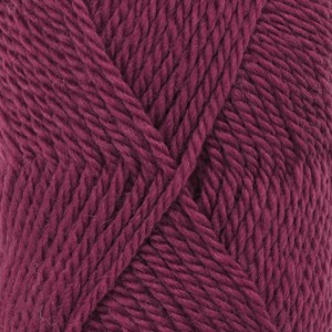 DROPS Alaska Uni Colour garn - 50g - Mörk rosa melerad (53)