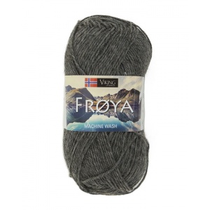 Viking garn Fröya 50g Grå (205)