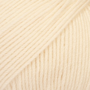 DROPS Baby Merino Uni Colour garn - 50g - Natur (02)