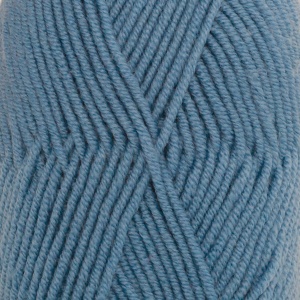 DROPS Merino Extra Fine Uni Colour garn - 50g - Gråblå (23)