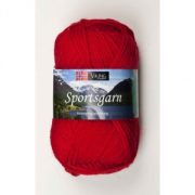 Viking garn Sportsgarn 50g Röd (150) SG