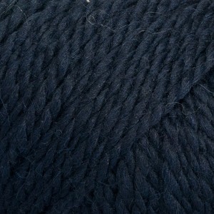 DROPS Andes Uni Colour garn - 100g - Marinblå (6990)