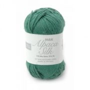 Alpaca Silk garn - 50g - Grön (709)
