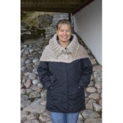 Stickmönster - Stickad Poncho och Hals med polo
