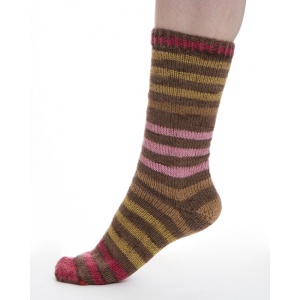 Viking garn Aurora 150g Gul/Brun/Rosa (661)