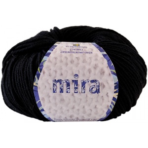 Mira garn 50g Svart