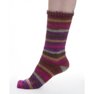 Viking garn Aurora 150g Blå/Lila/Brun (655)