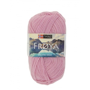 Viking garn Fröya 50g Rosa (215)
