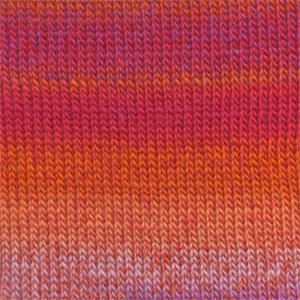 DROPS Big Delight Print garn - 100g - Soluppgång (07)