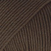 DROPS Cotton Merino Uni Colour garn - 50g - Brun (12)