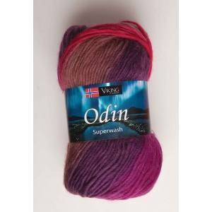Viking garn Odin 100g Multi (857)